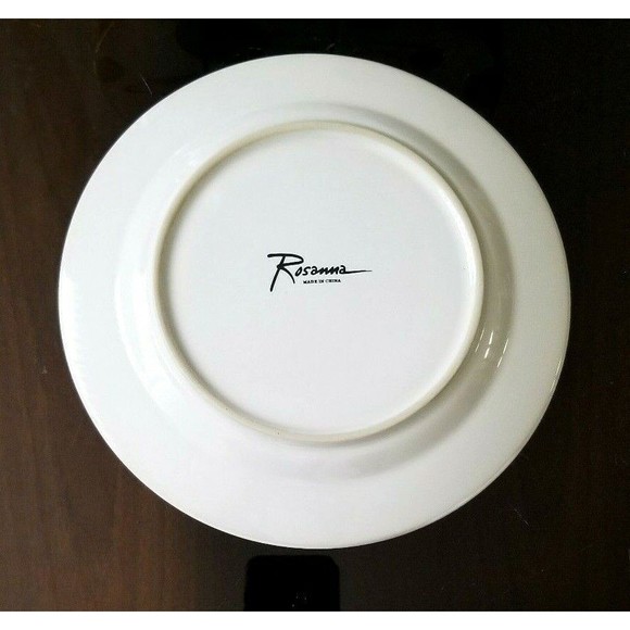 Rosanna Flavored Martinis Four 8" Cocktail Plates Box Set NOS - Picture 6 of 8